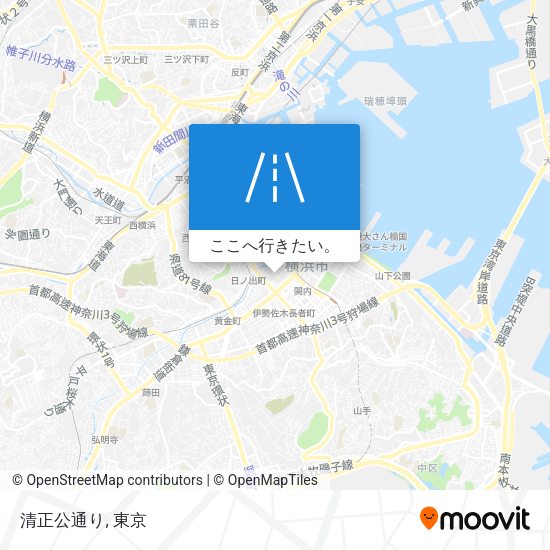 清正公通り地図