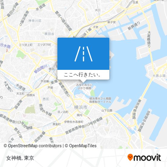 女神橋地図