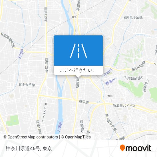 神奈川県道46号地図