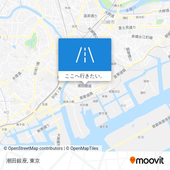 潮田銀座地図
