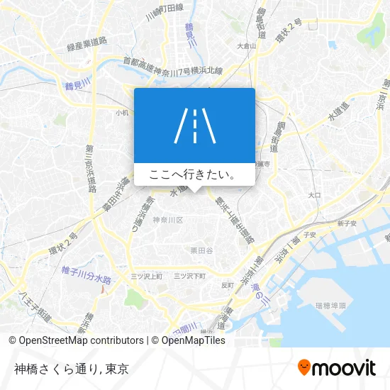 神橋さくら通り地図