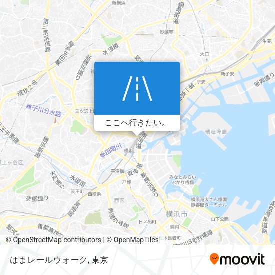 はまレールウォーク地図