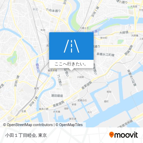 小田１丁目睦会地図