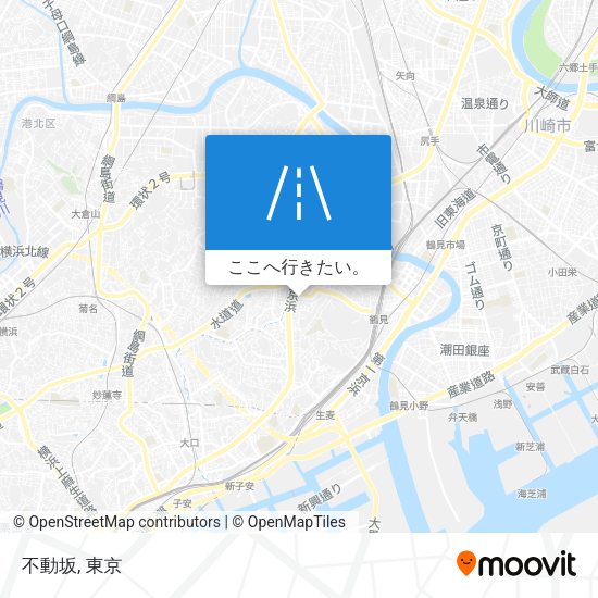 不動坂地図