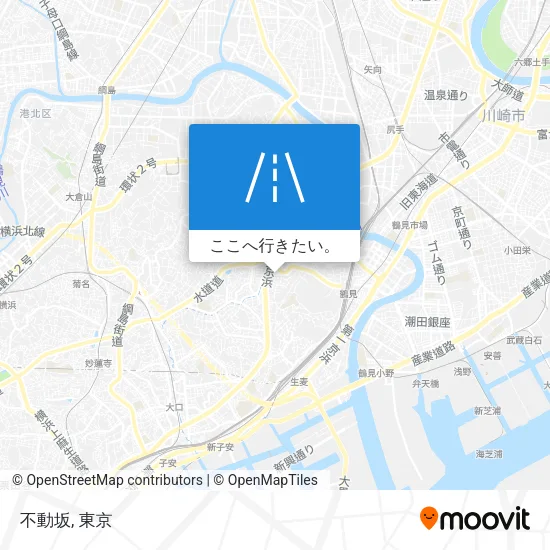 不動坂地図