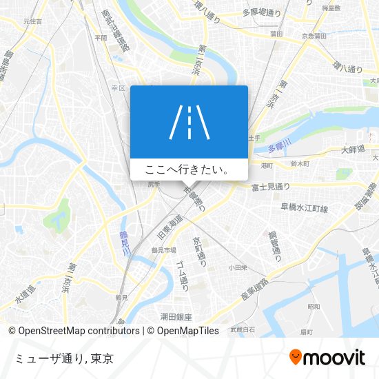 ミューザ通り地図