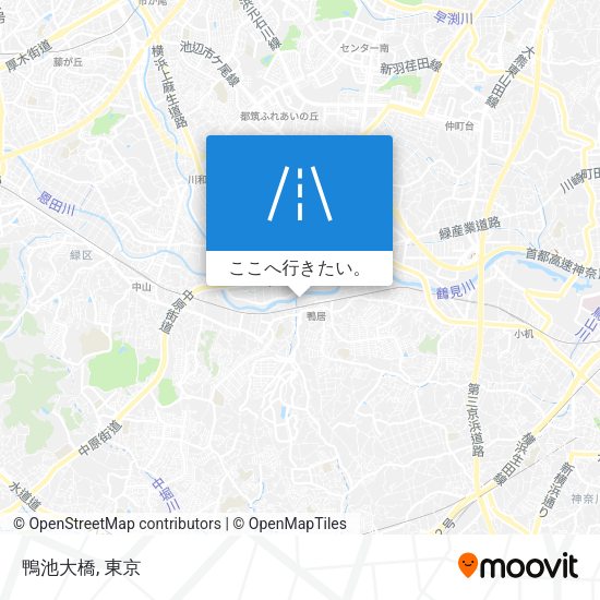 鴨池大橋地図