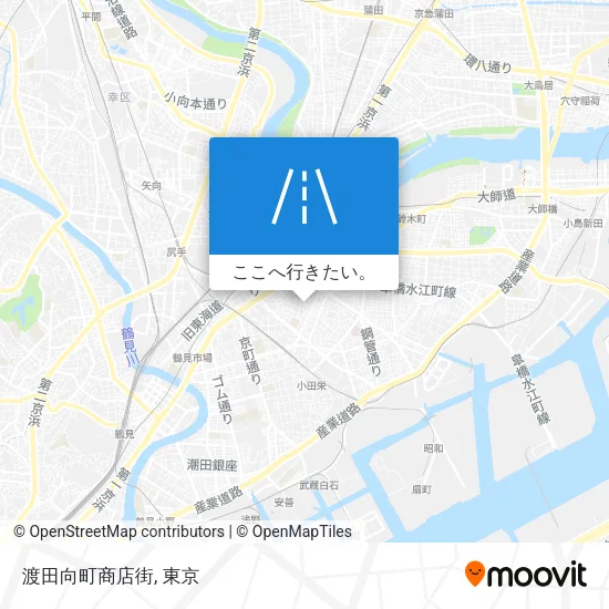 渡田向町商店街地図