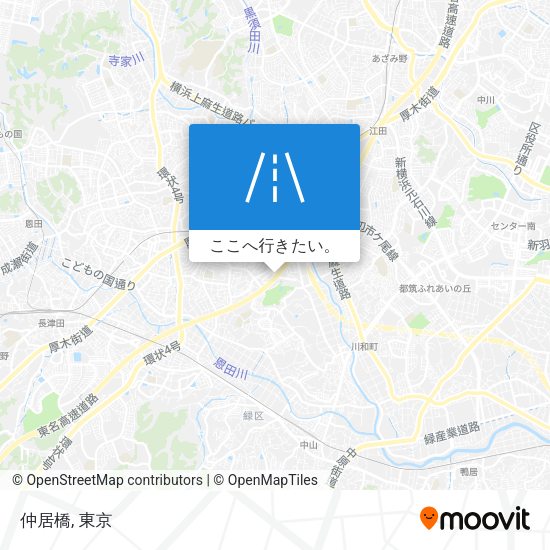 仲居橋地図