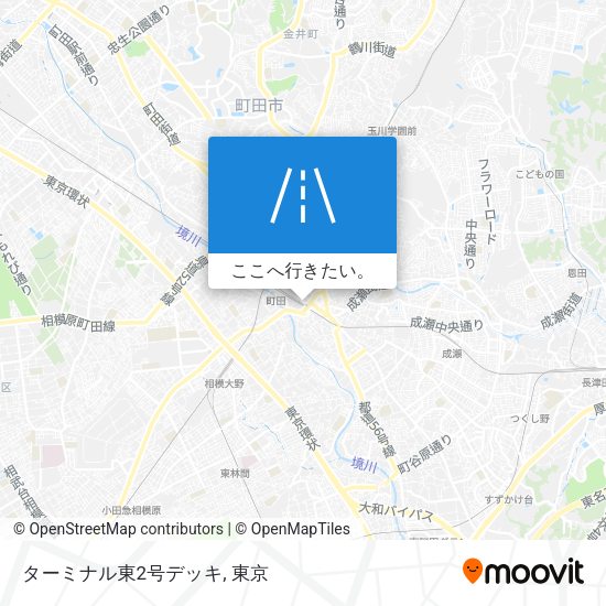 ターミナル東2号デッキ地図
