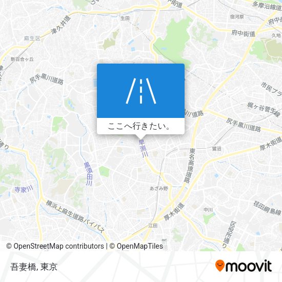 吾妻橋地図