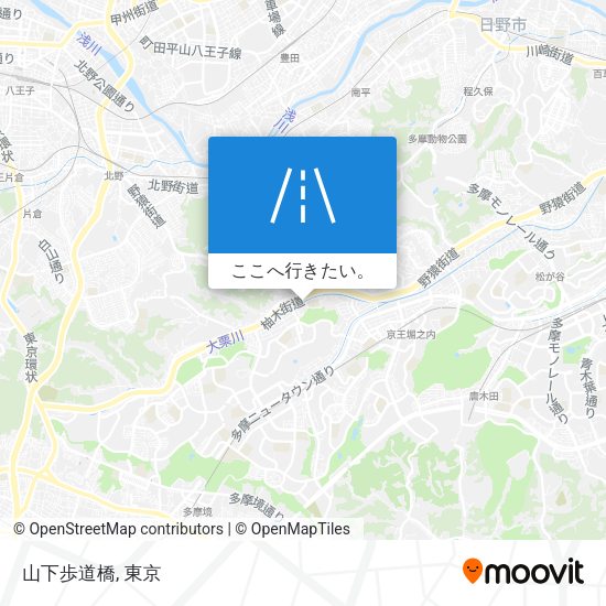 山下歩道橋地図