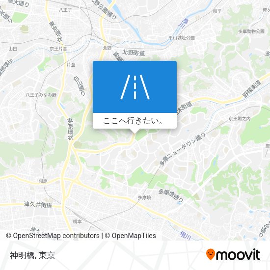 神明橋地図