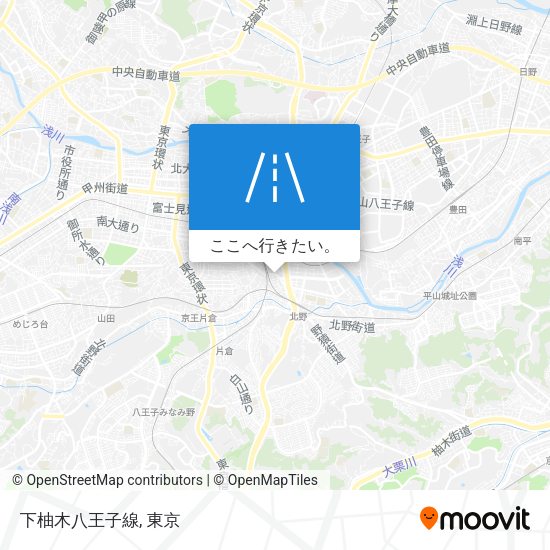 下柚木八王子線地図