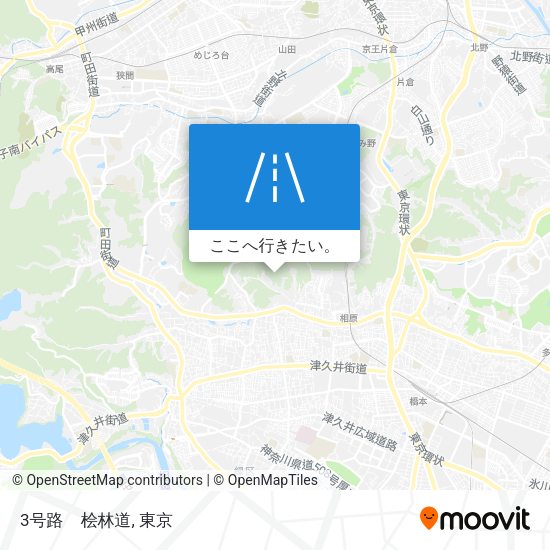3号路　桧林道地図