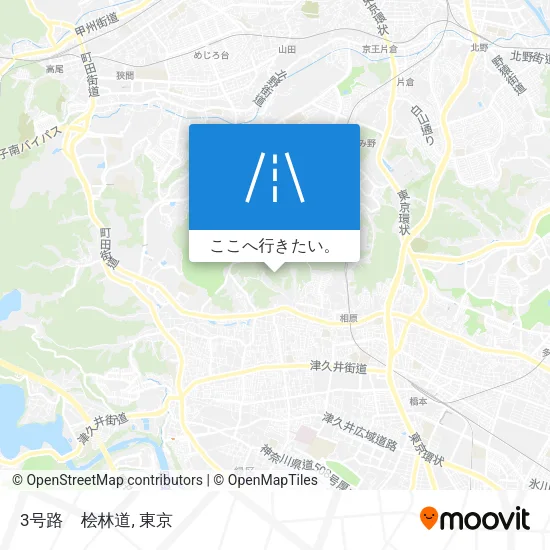 3号路　桧林道地図