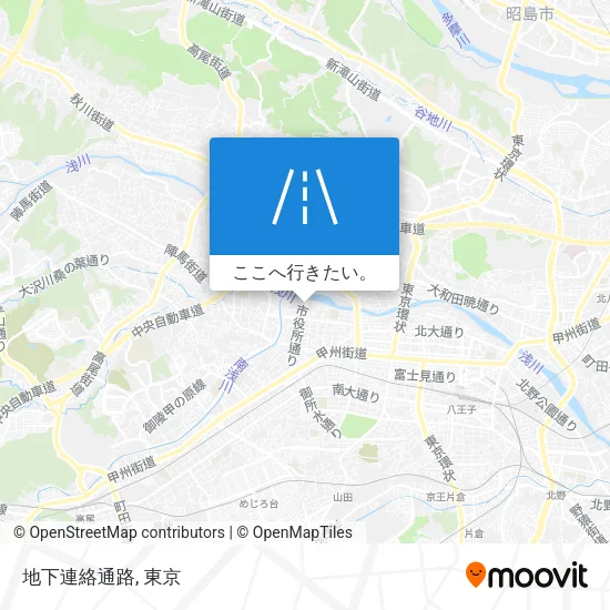 地下連絡通路地図