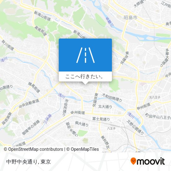 中野中央通り地図