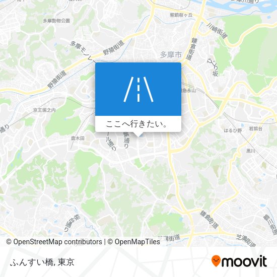 ふんすい橋地図
