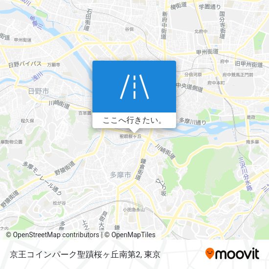 京王コインパーク聖蹟桜ヶ丘南第2地図