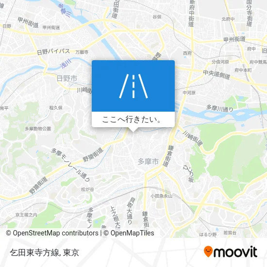 乞田東寺方線地図