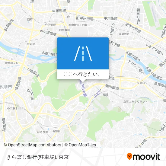 きらぼし銀行(駐車場)地図