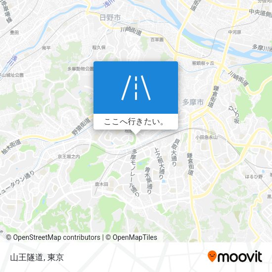 山王隧道地図