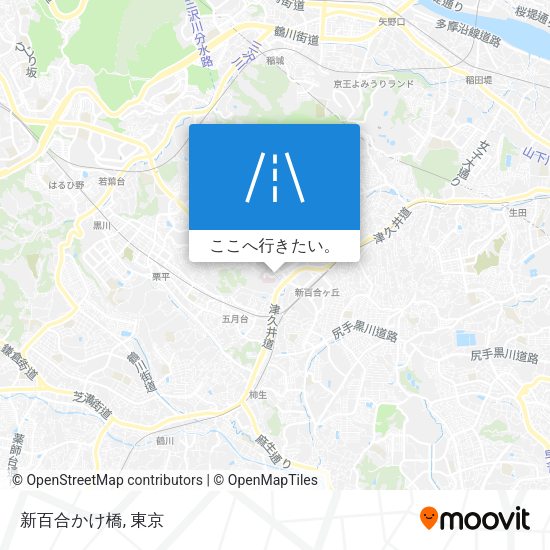 新百合かけ橋地図
