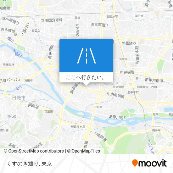 くすのき通り地図
