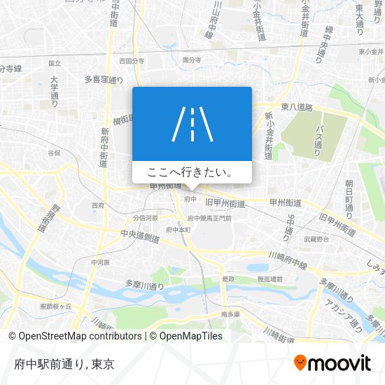 府中駅前通り地図