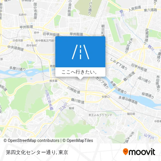 第四文化センター通り地図