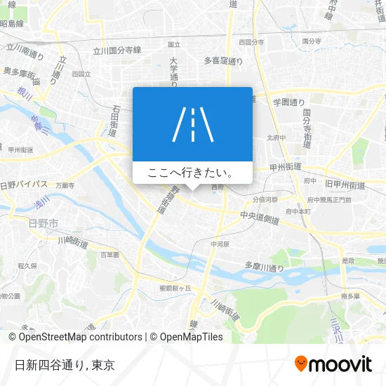 日新四谷通り地図