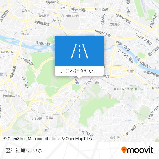 竪神社通り地図