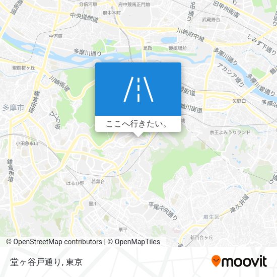 堂ヶ谷戸通り地図