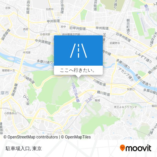 駐車場入口地図