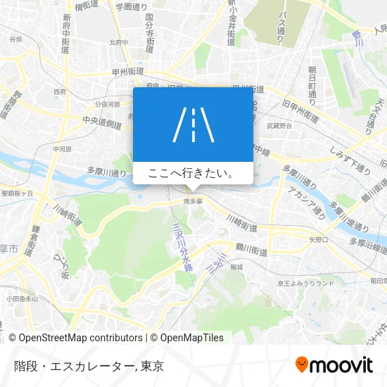 階段・エスカレーター地図