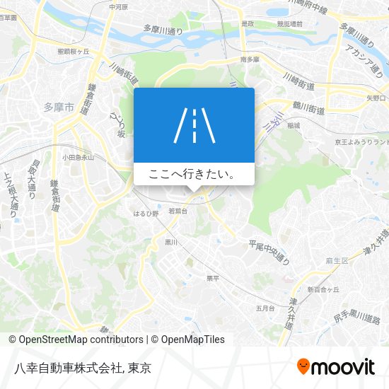 八幸自動車株式会社地図