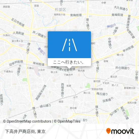 下高井戸商店街地図