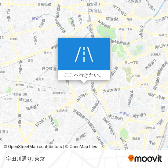 宇田川通り地図
