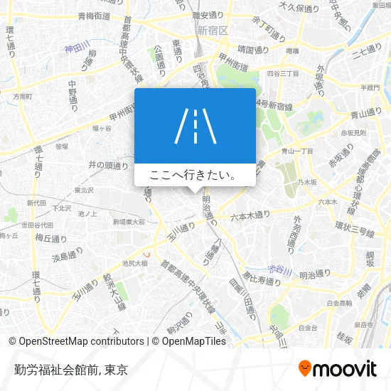 勤労福祉会館前地図