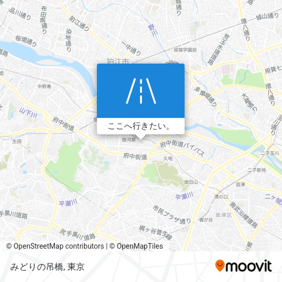 みどりの吊橋地図