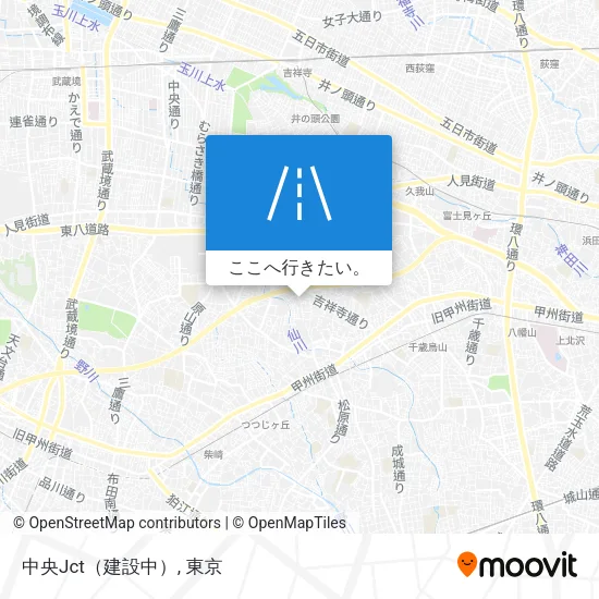 中央Jct（建設中）地図
