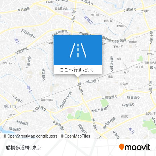 船橋歩道橋地図