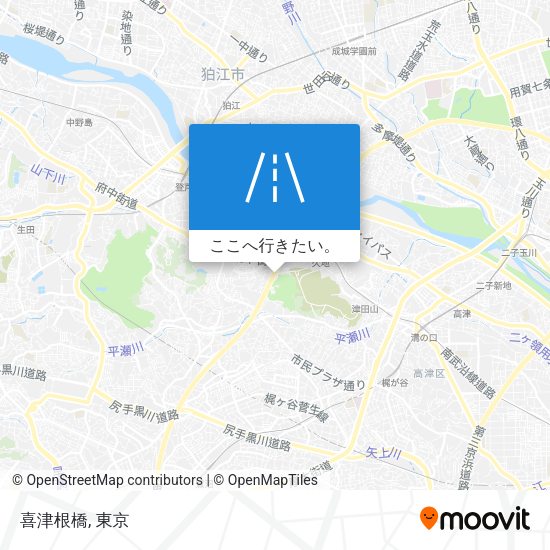 喜津根橋地図
