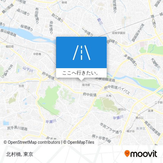 北村橋地図