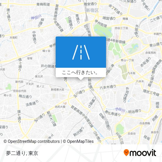 夢二通り地図