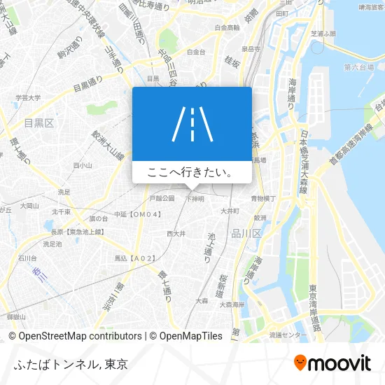 ふたばトンネル地図