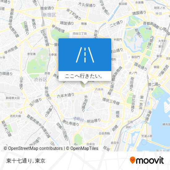 東十七通り地図