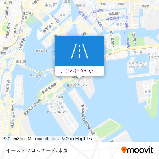 イーストプロムナード地図