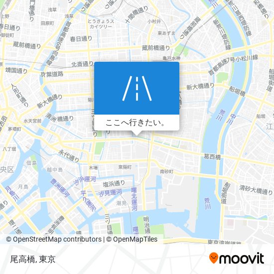 尾高橋地図